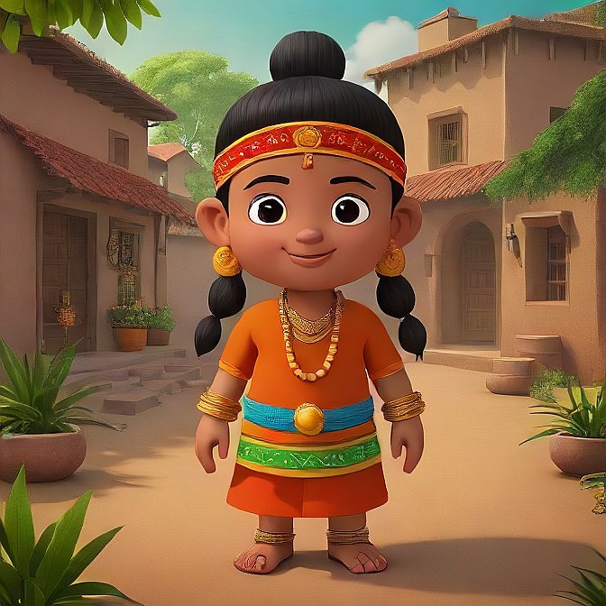 3D cartoon character art